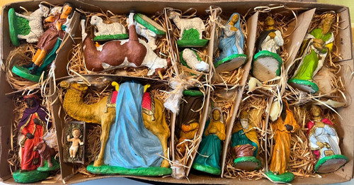 Alte figuren gruppe aus - figuren,