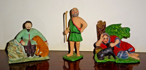 Uralt erzgebirge figur - 3,