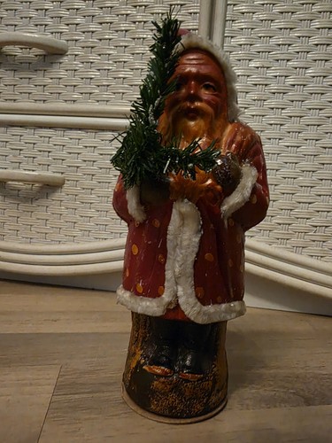 Antiker weihnachtsmann zum - antiker,